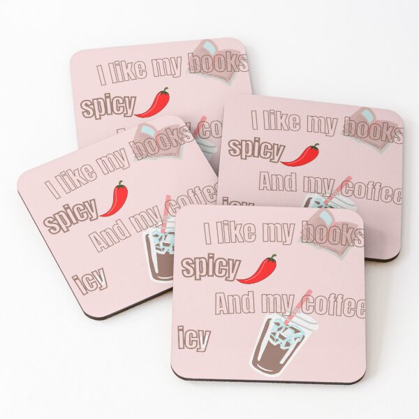 Item preview, I Like My Books Spicy and My Coffee Icy designed and sold by GameLegends.