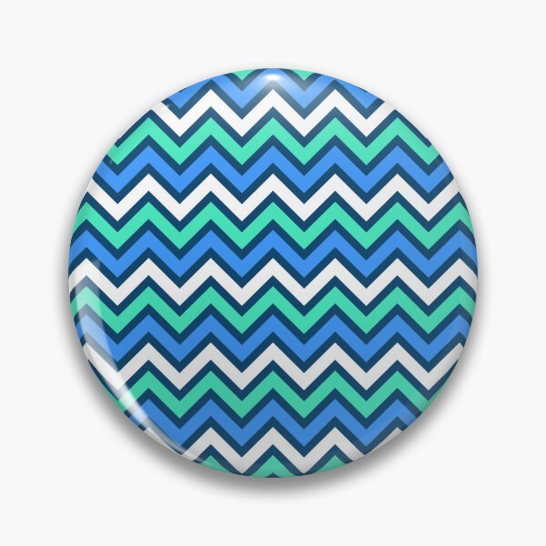 Artikelvorschau, Grün-blaues Chevron-Muster entworfen und verkauft von Aetherier.