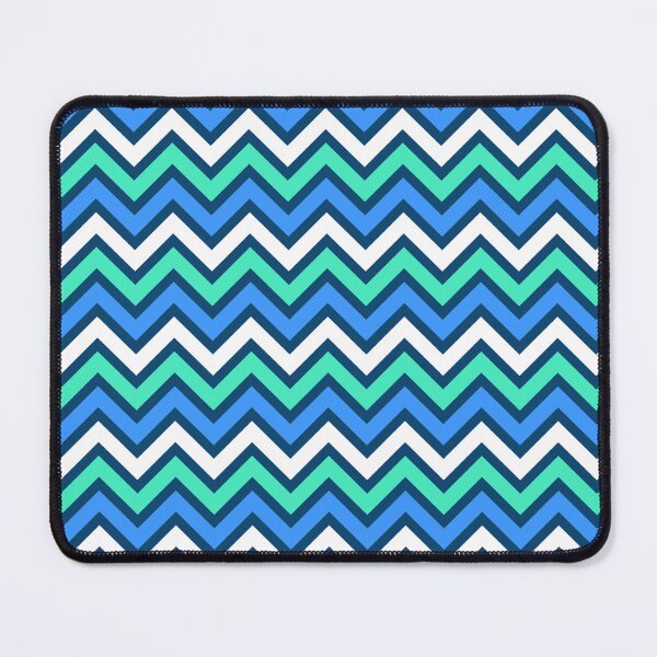 Item preview, Green Blue Chevron Pattern designed and sold by Aetherier.