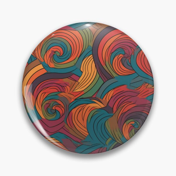 Item preview, Colorful Doodle Pattern with Swirls and Vibrant Colors designed and sold by GiveMeMood.