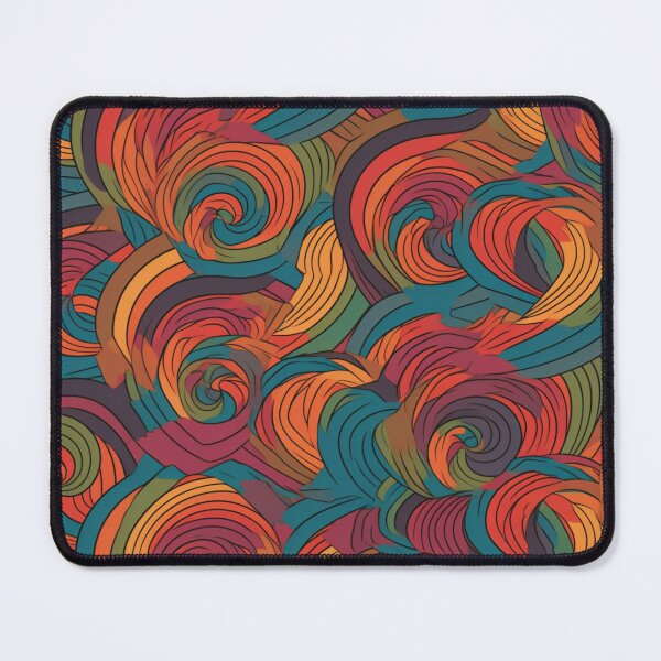 Item preview, Colorful Doodle Pattern with Swirls and Vibrant Colors designed and sold by GiveMeMood.