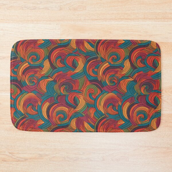 Item preview, Colorful Doodle Pattern with Swirls and Vibrant Colors designed and sold by GiveMeMood.
