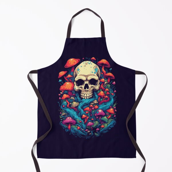 Item preview, Psychedelic multicolors Mushroom overgrown skull designed and sold by MDCGraphics.