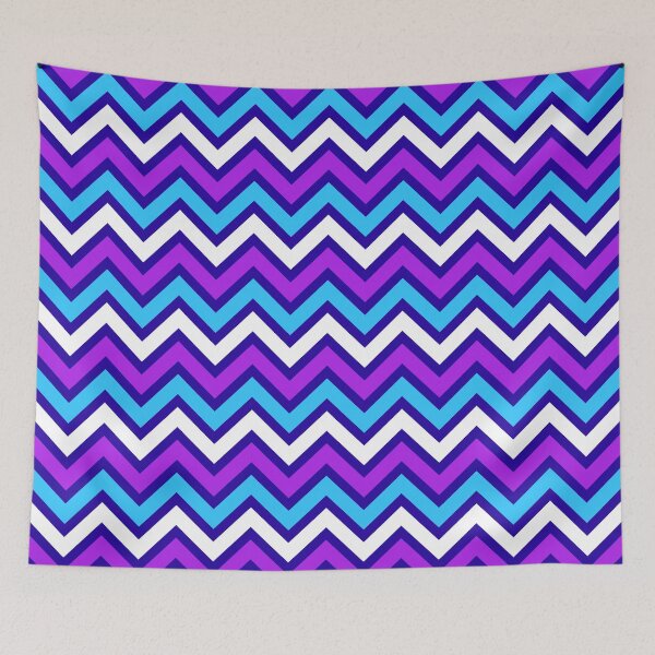 Item preview, Purple Blue Chevron Pattern designed and sold by Aetherier.