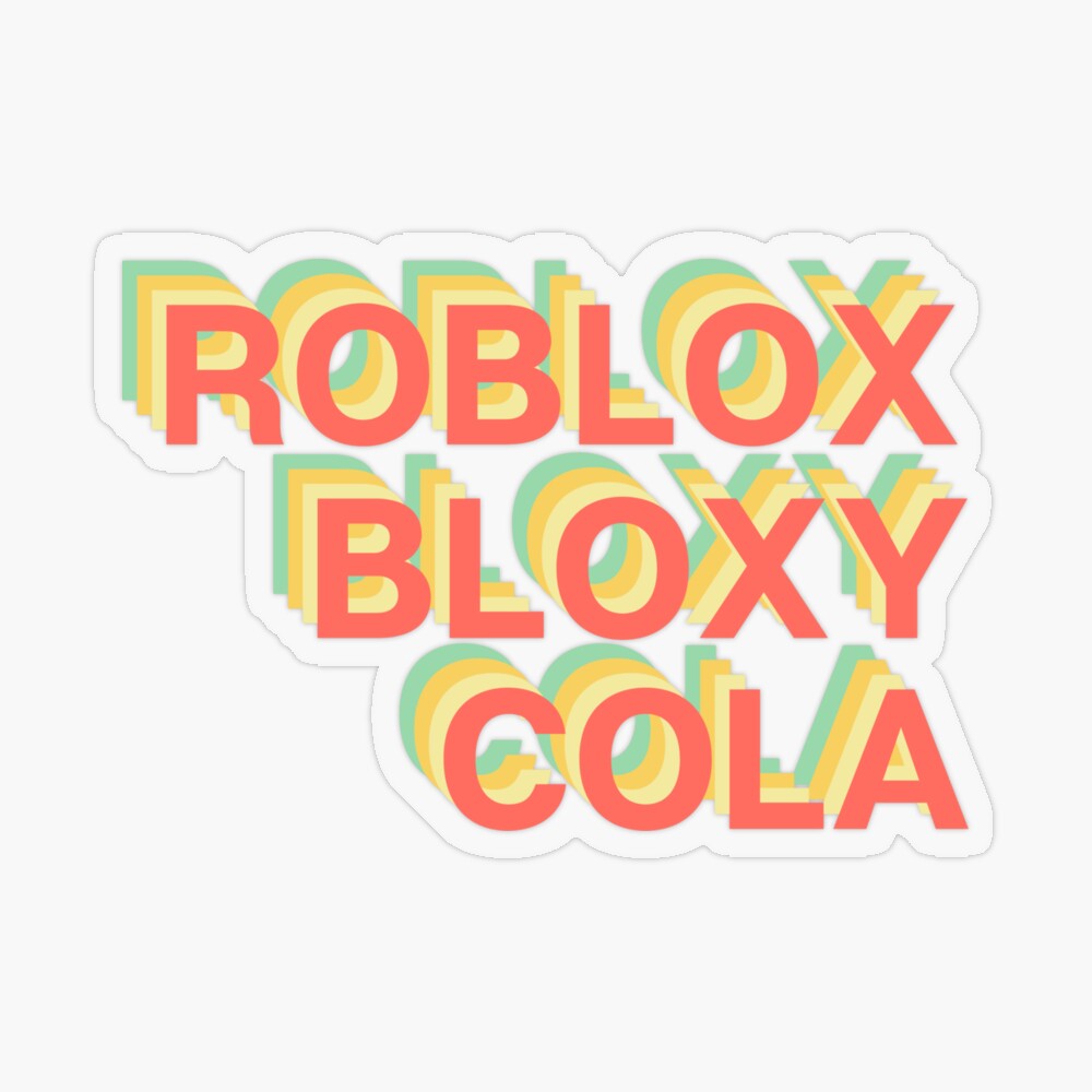 roblox bloxy cola Sticker for Sale by BabyCatArtist