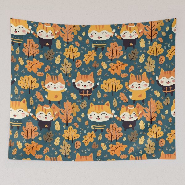 Item preview, Autumn Cats designed and sold by FlameOwlDesign.
