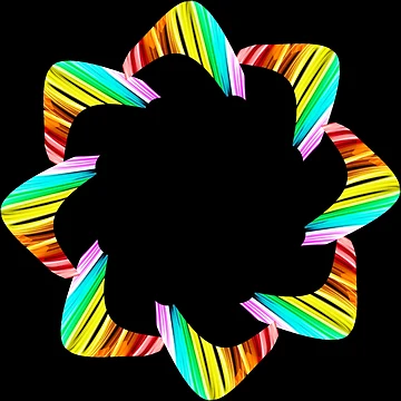 Artwork thumbnail, rainbow star by Meo Design