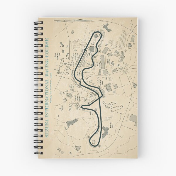 Item preview, Suzuka International Racing Course (Parchment) designed and sold by BGALAXY.