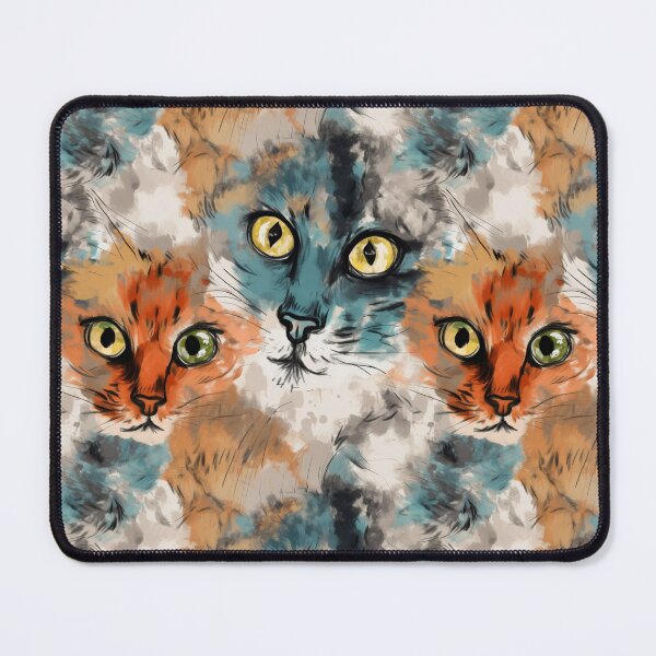 Item preview, Expressive Cats Pattern Art designed and sold by GiveMeMood.