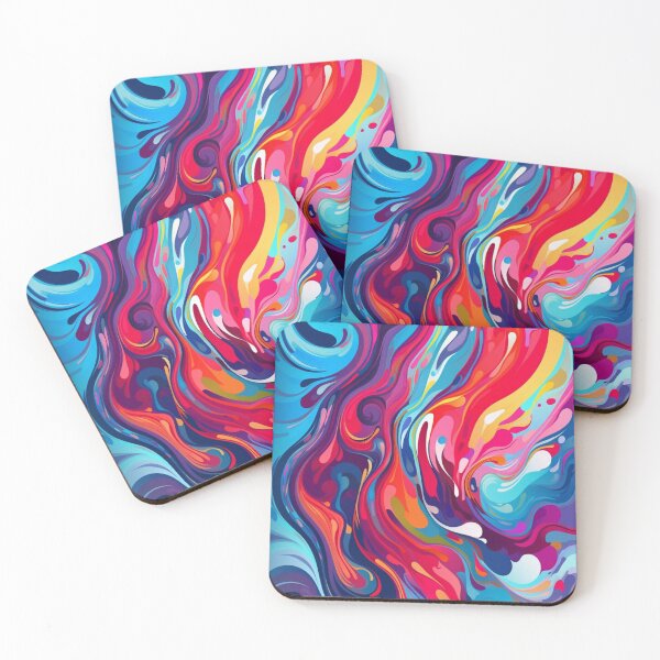 Item preview, Colorful abstract background pettern Color decorative element Geometric pop art designed and sold by PinkPinkArts.