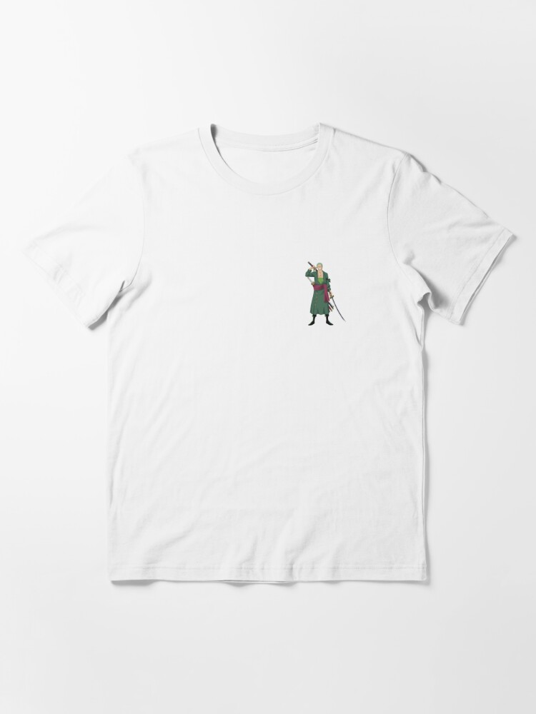 One Piece Roronoa Zoro T-shirt Size L Short Sleeve Round Neck