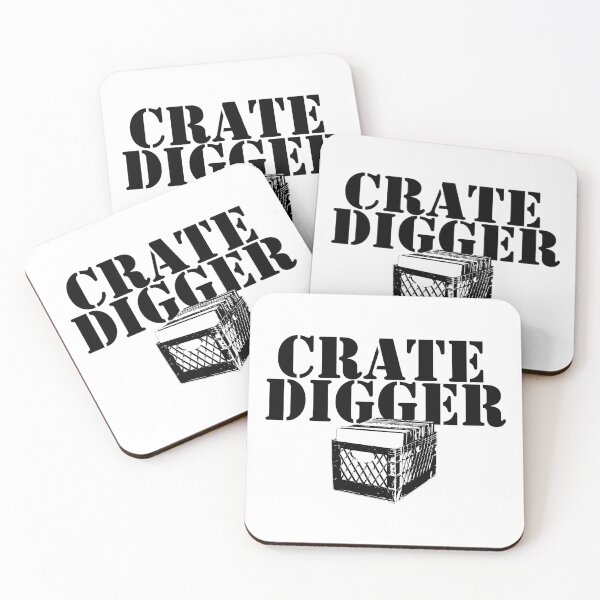 Item preview, Crate Digger 1 blk designed and sold by Tee4Daily.