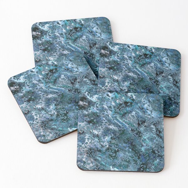 Artikelvorschau, Bubbles of Blue Shades Abstract Fabric Pattern entworfen und verkauft von Trevor Hirst.