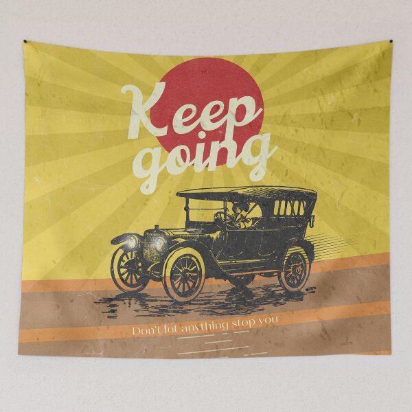 Item preview, Vintage automobile and motivational quote  designed and sold by All-About-Life.