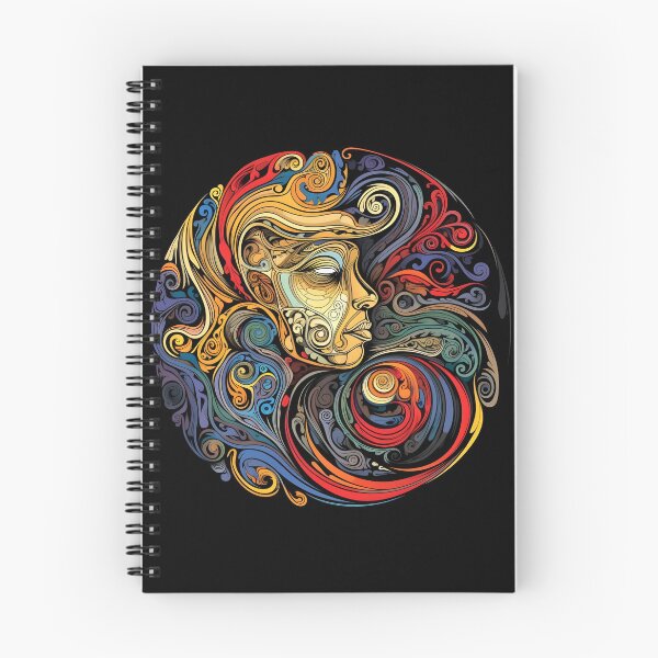 Item preview, Colorful abstract face composition designed and sold by Caspart.