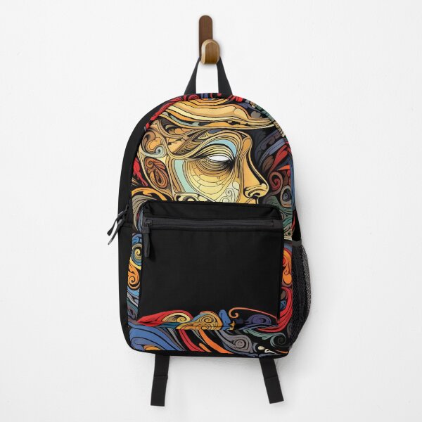 Item preview, Colorful abstract face composition designed and sold by Caspart.