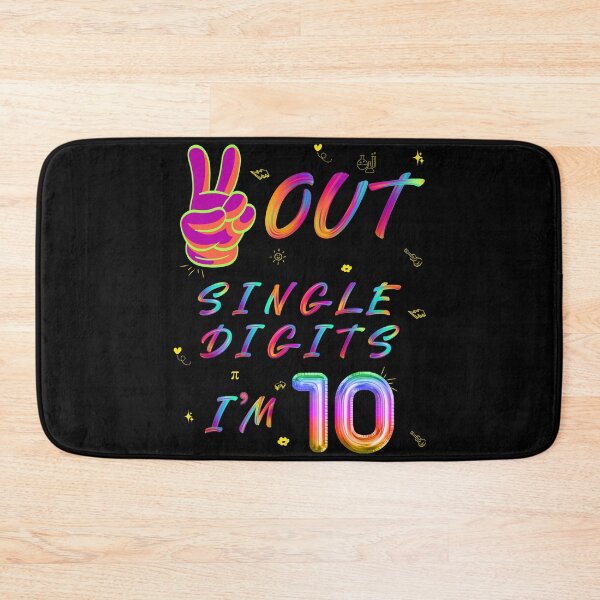 Item preview, Peace Out Single Digits I’m 10 designed and sold by Leaping-Toad.