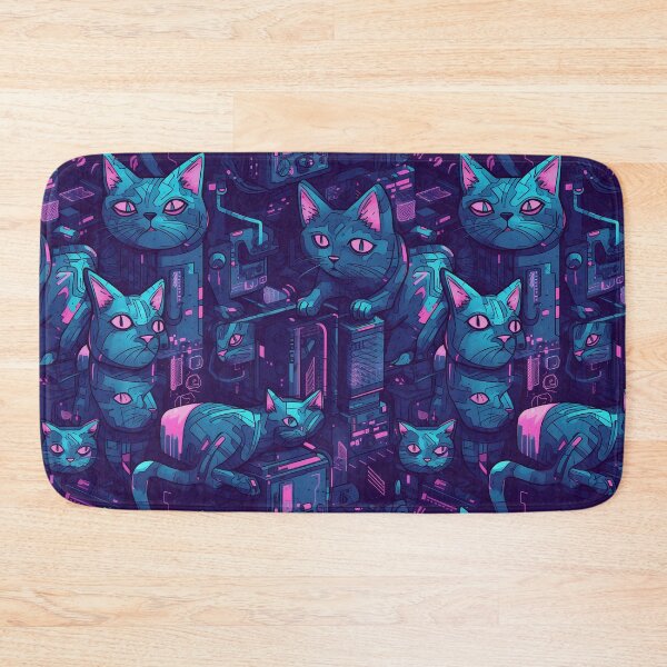 Item preview, Cyber Cats all up in your warez designed and sold by FlameOwlDesign.