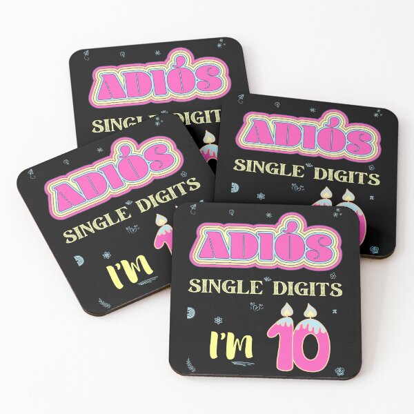 Item preview, Adios Single Digits I’m 10 designed and sold by Leaping-Toad.