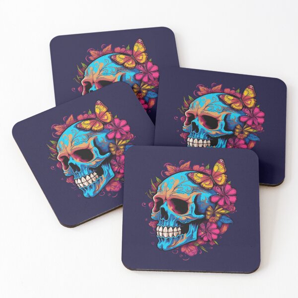 Item preview, Calavera Fiesta: Day of the Dead Skull designed and sold by KarolusP.