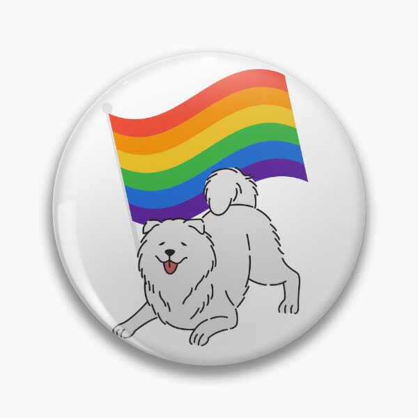 Item preview, Playful Pride Pup  designed and sold by ThatWickedWitch.
