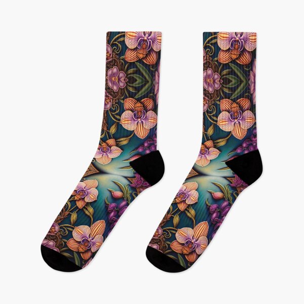 Item preview, Elegant Orchid Floral Pattern designed and sold by Witsprings.