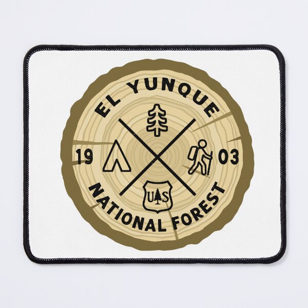 Item preview, El Yunque National Forest Log Slice designed and sold by VanyaKar.