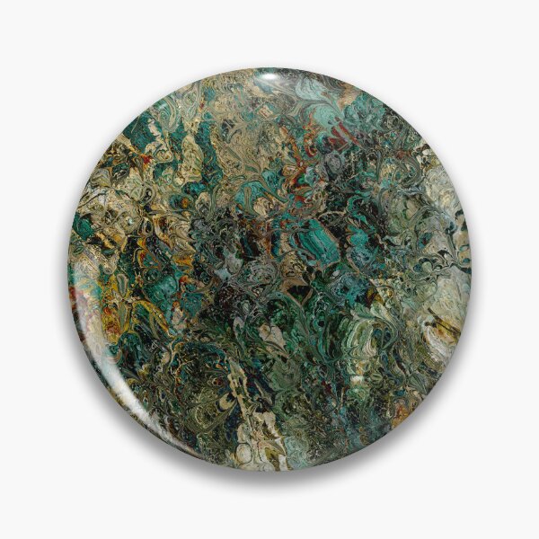Artikelvorschau, Emerald Green, Amber and Creams Abstract Swirls Pattern entworfen und verkauft von Trevor Hirst.