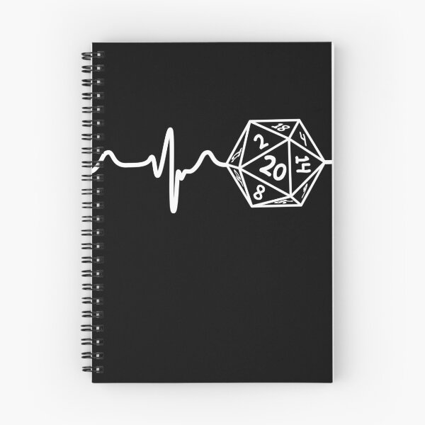 Item preview, 20-sided dice for RPG games with a heartbeat designed and sold by -JBell-.