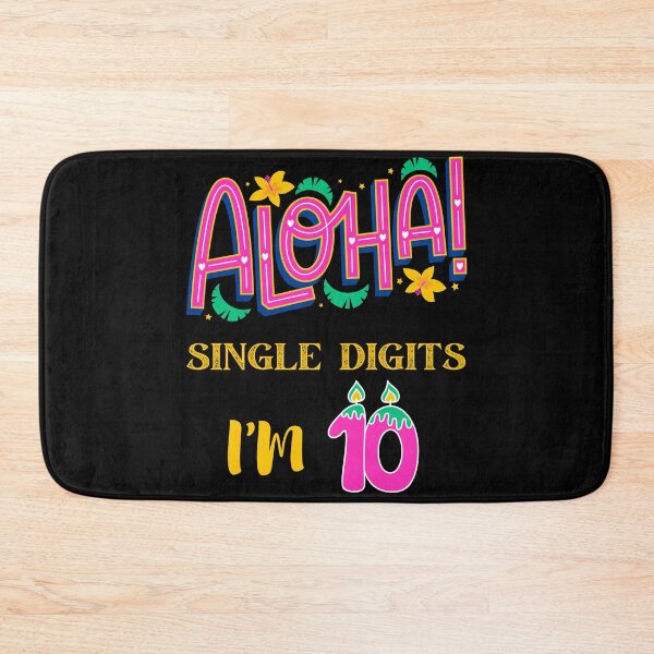 Item preview, Aloha Single Digits I’m 10 designed and sold by Leaping-Toad.