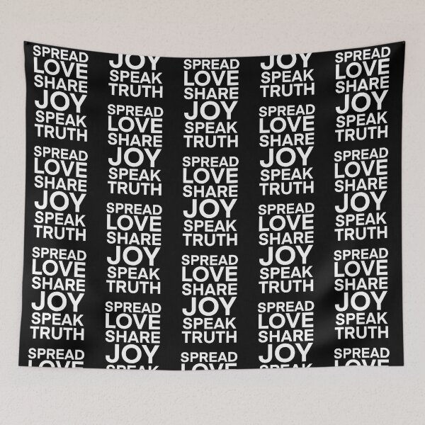 Item preview, Spread love share joy speak truth Quote designed and sold by Giovanni-c.