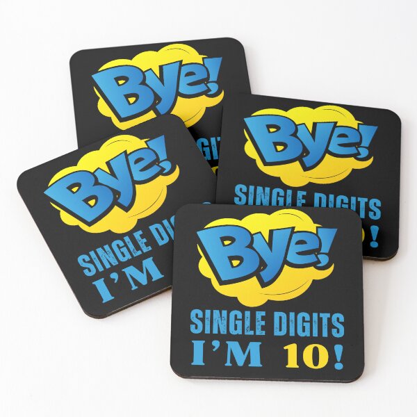 Item preview, Bye Single Digits I’m 10 designed and sold by Leaping-Toad.