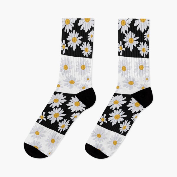 Item preview, Chessboard daisy flowers Black&white designed and sold by Pokomon.