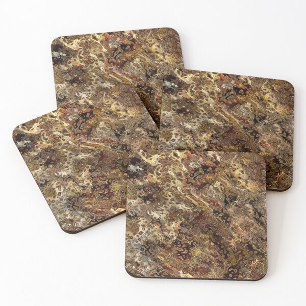 Item preview, Bubbles of Mahogany and Browns Abstract Pattern designed and sold by Trevor Hirst.