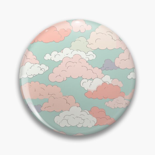 Item preview, Fluffy Pastel Cartoon Clouds designed and sold by ApexPrintCo.