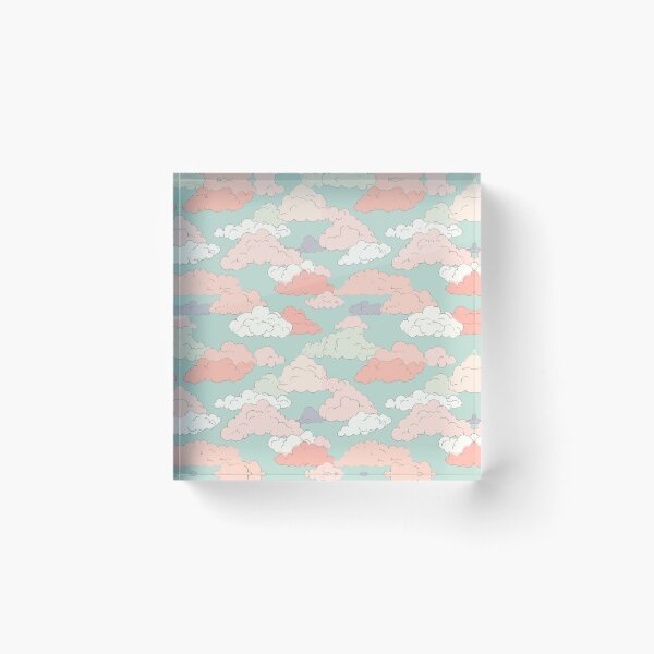 Item preview, Fluffy Pastel Cartoon Clouds designed and sold by ApexPrintCo.