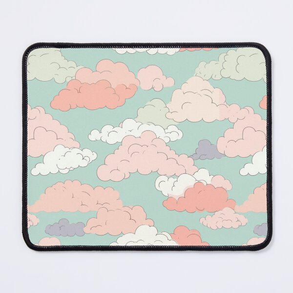 Item preview, Fluffy Pastel Cartoon Clouds designed and sold by ApexPrintCo.