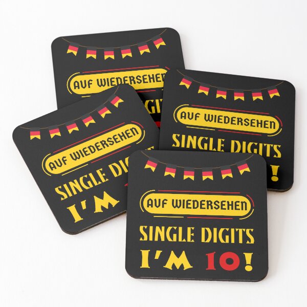 Item preview, Auf Wiedersehen Single Digits I’m 10 designed and sold by Leaping-Toad.