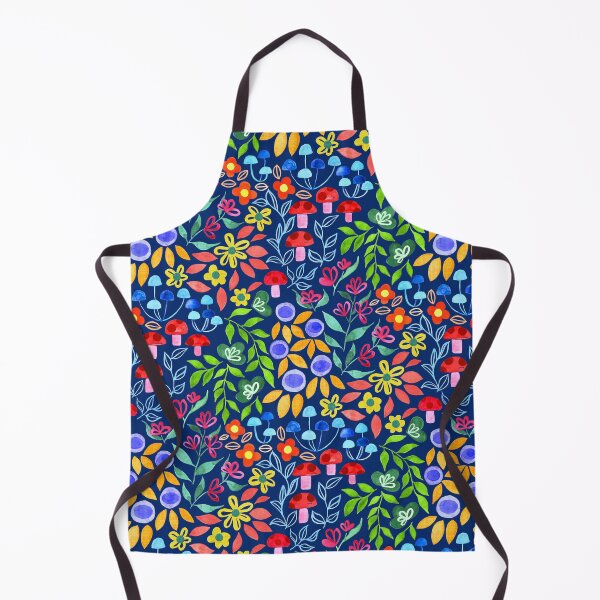 Item preview, Maximalist Forager Forest Floor - on Navy designed and sold by TigaTiga.
