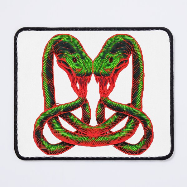 Item preview, Creepy snakes green neon designed and sold by Caspart.