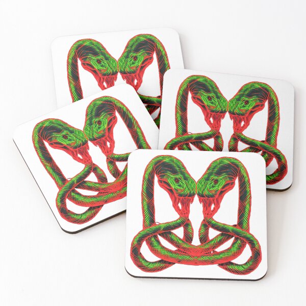 Item preview, Creepy snakes green neon designed and sold by Caspart.
