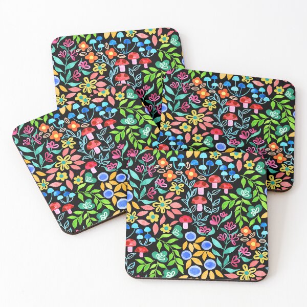 Item preview, Maximalist Forager Forest Floor - on Black designed and sold by TigaTiga.