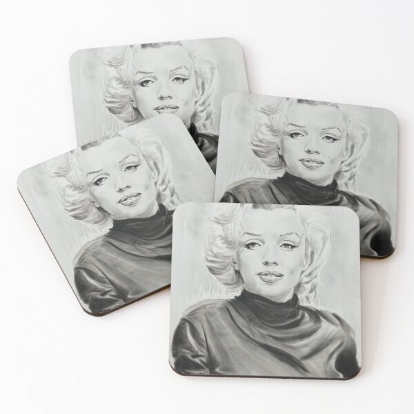 Item preview, Marilyn Monroe Charcoal Portrait designed and sold by tombobmack.