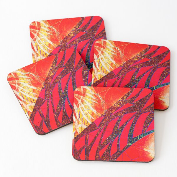 Item preview, Stylish Hot Colors Pattern Art designed and sold by Health And Fitness Posts e-Store.