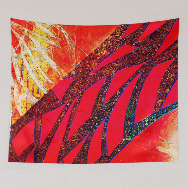 Item preview, Stylish Hot Colors Pattern Art designed and sold by Health And Fitness Posts e-Store.