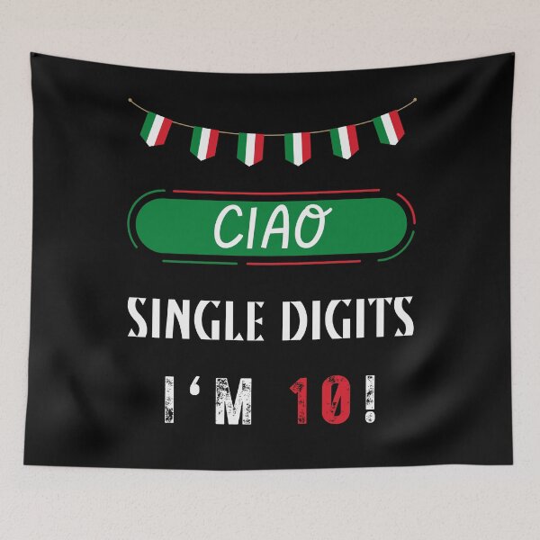 Item preview, Ciao Single Digits I’m 10 designed and sold by Leaping-Toad.