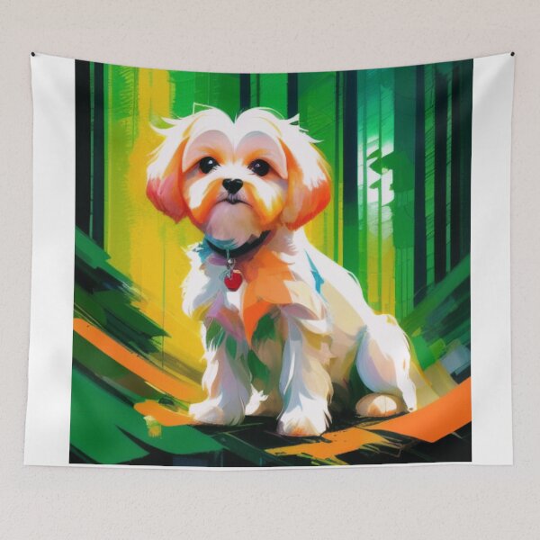 Item preview, Elegant Aristocrat - The Maltese's Timeless Grace designed and sold by StyleSyndicatio.