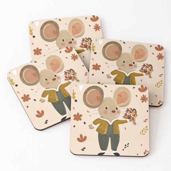 Item preview, The Gentleman Mouse's Bouquet of Flowers designed and sold by istoriadesign.