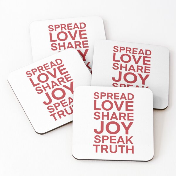 Item preview, Spread love share joy speak truth Quote designed and sold by Giovanni-c.