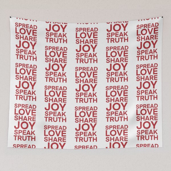 Item preview, Spread love share joy speak truth Quote designed and sold by Giovanni-c.